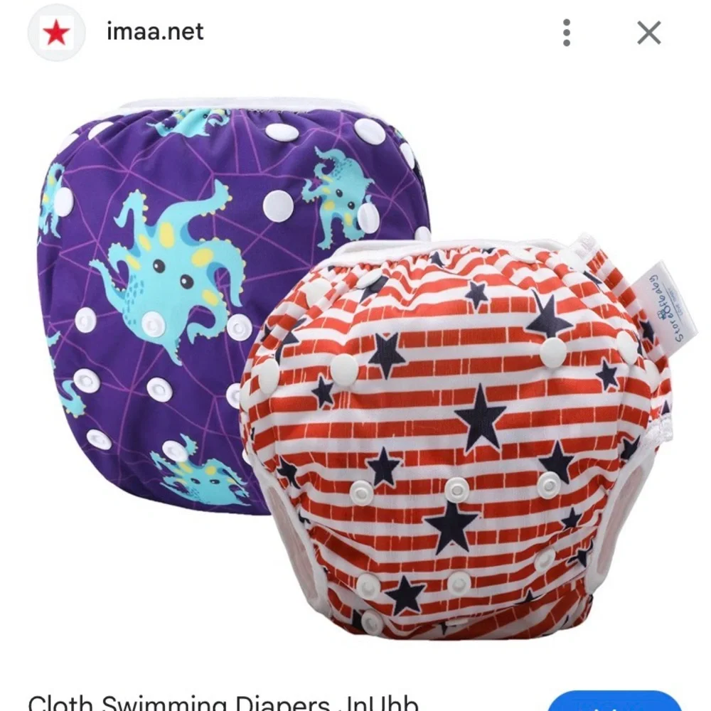 💖3/$15💖 2-pack reusable Diaper Covers NWT